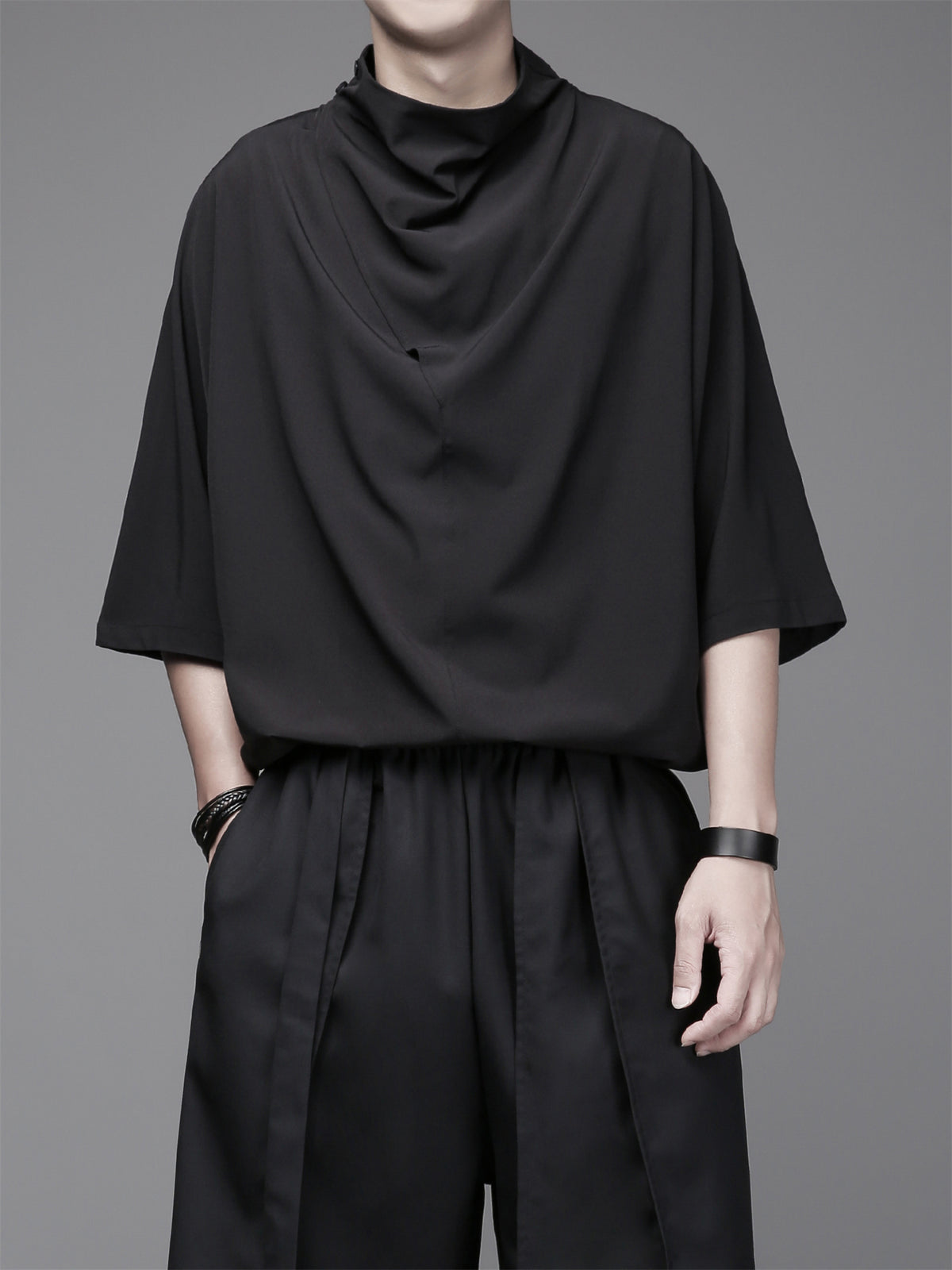 The Avant-Garde High-Neck Top